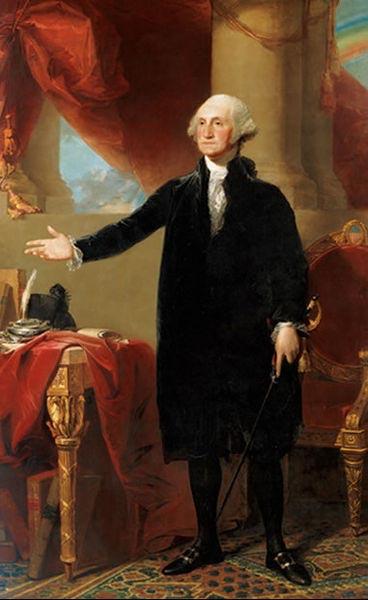 Gilbert Stuart Lansdowne portrait of George Washington oil painting picture